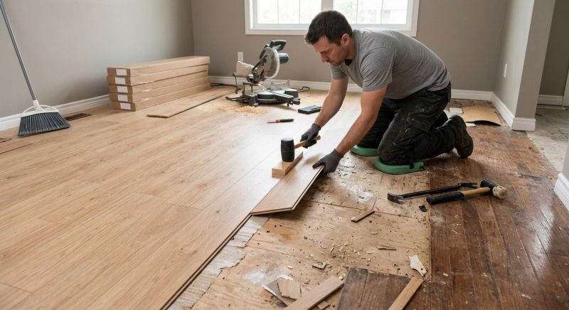 Laminate Floor Installation in Barrington, RI