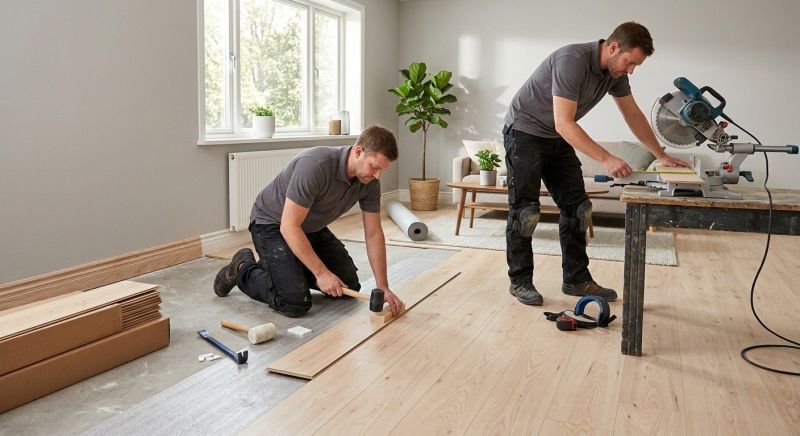 Laminate Floor Installation in Medfield, MA