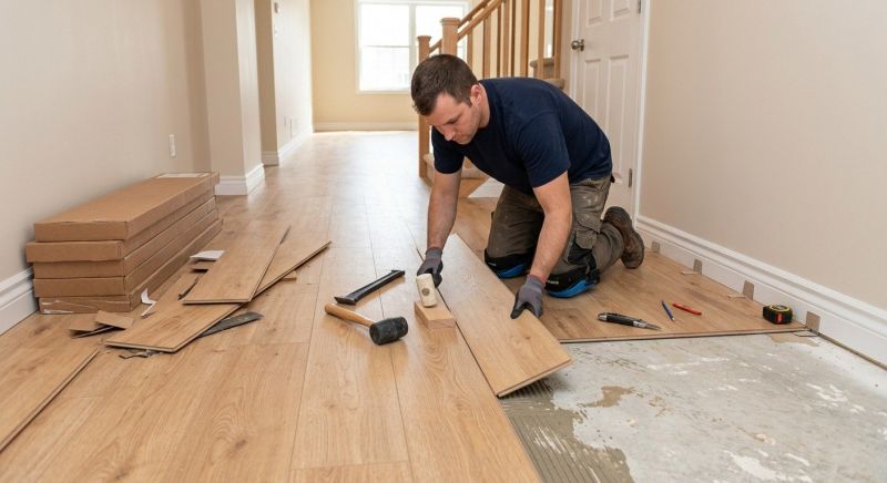 Laminate Floor Installation in Warwick, RI