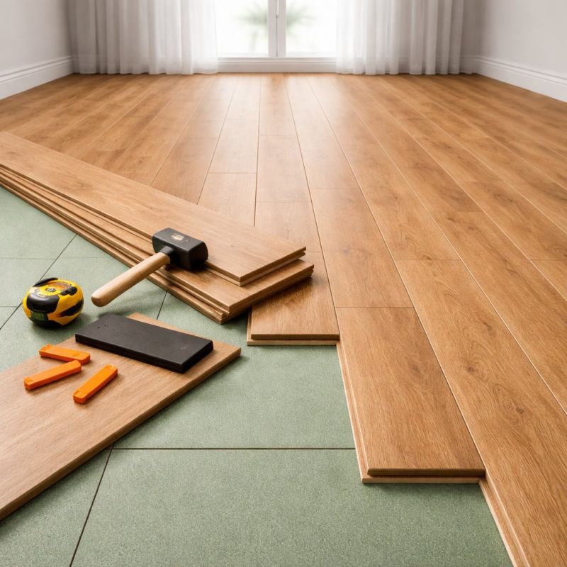 Laminate Floor Remodeling in Taunton, MA