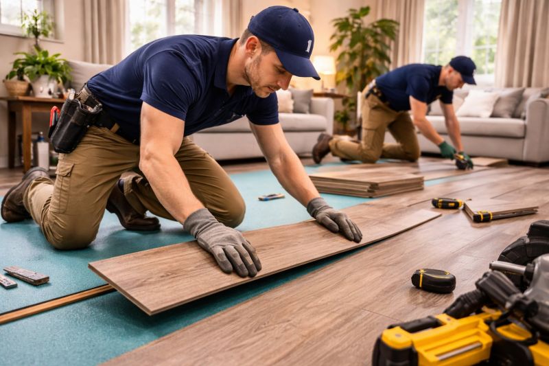 Laminate Floor Replacement in Mansfield, MA
