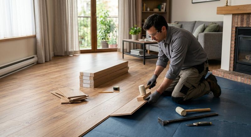 Laminate Floor Replacement in Warwick, RI