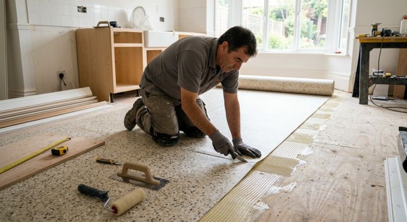 Linoleum Floor Installation in Medfield, MA