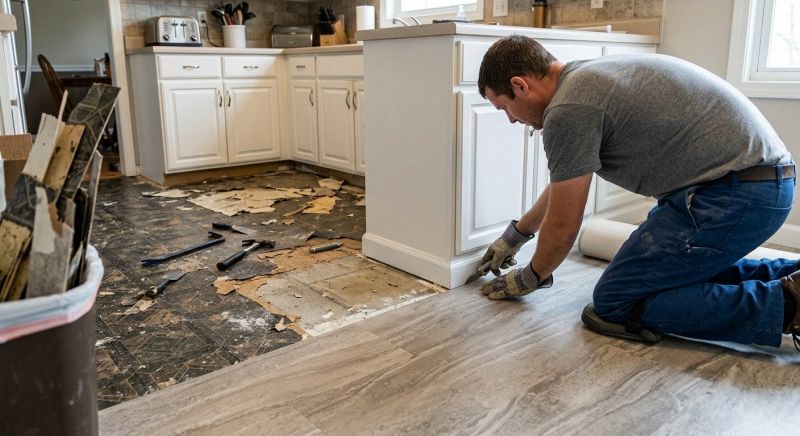 Linoleum Floor Installation in Medway, MA