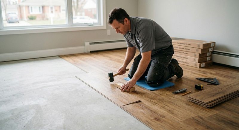 Linoleum Floor Installation in Providence County, RI