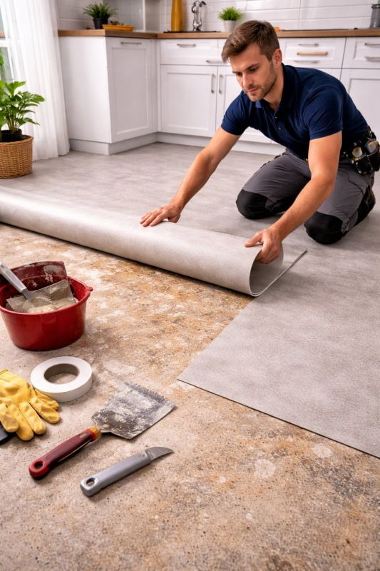 Linoleum Floor Installation in Woonsocket, RI