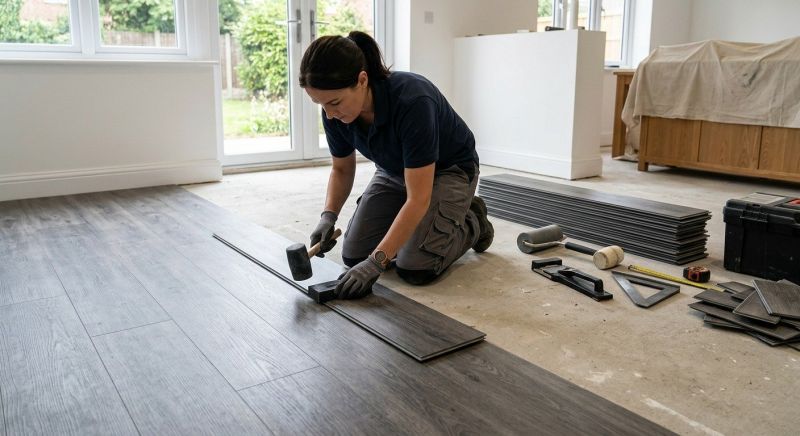 Luxury Vinyl Tile Installation in Dighton, MA