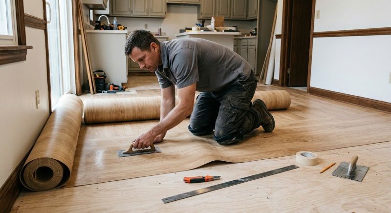 Sheet Flooring Installation in Bridgewater, MA