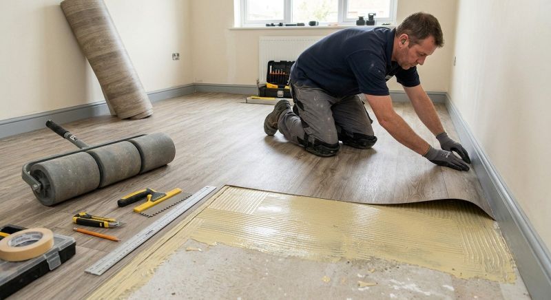 Sheet Flooring Installation in Fall River, MA