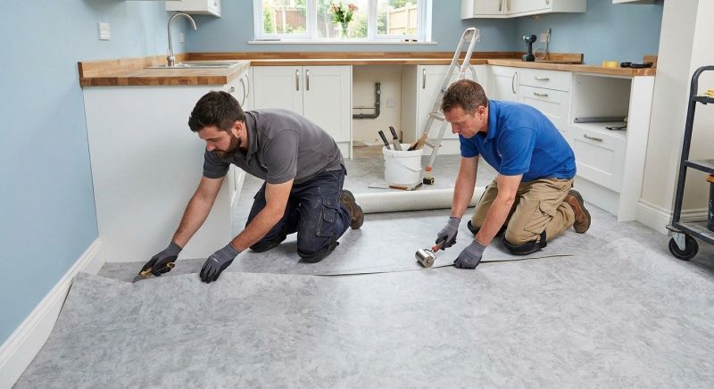Sheet Linoleum Installation in Taunton, MA