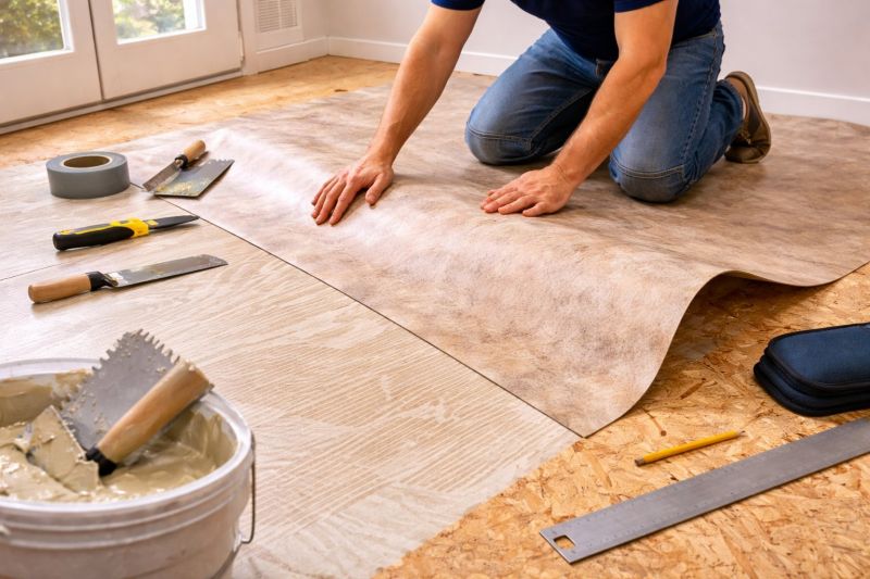 Sheet Vinyl Installation in Middleboro, MA