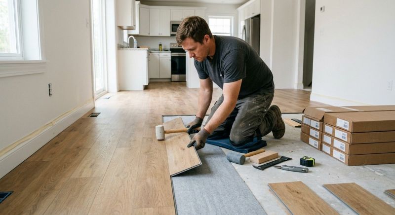 Vinyl Flooring Installation in Rockland, MA